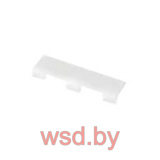 Шильдик маркировочный  SU3P, пластик, белый, для SUB*-E